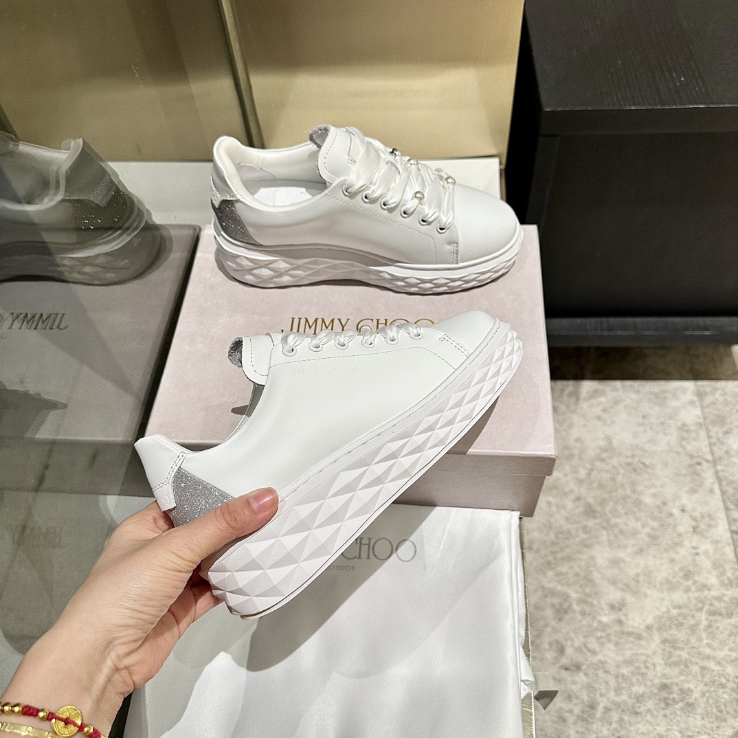 Jimmy Choo 지미추 진주 스니커즈 화이트 3
