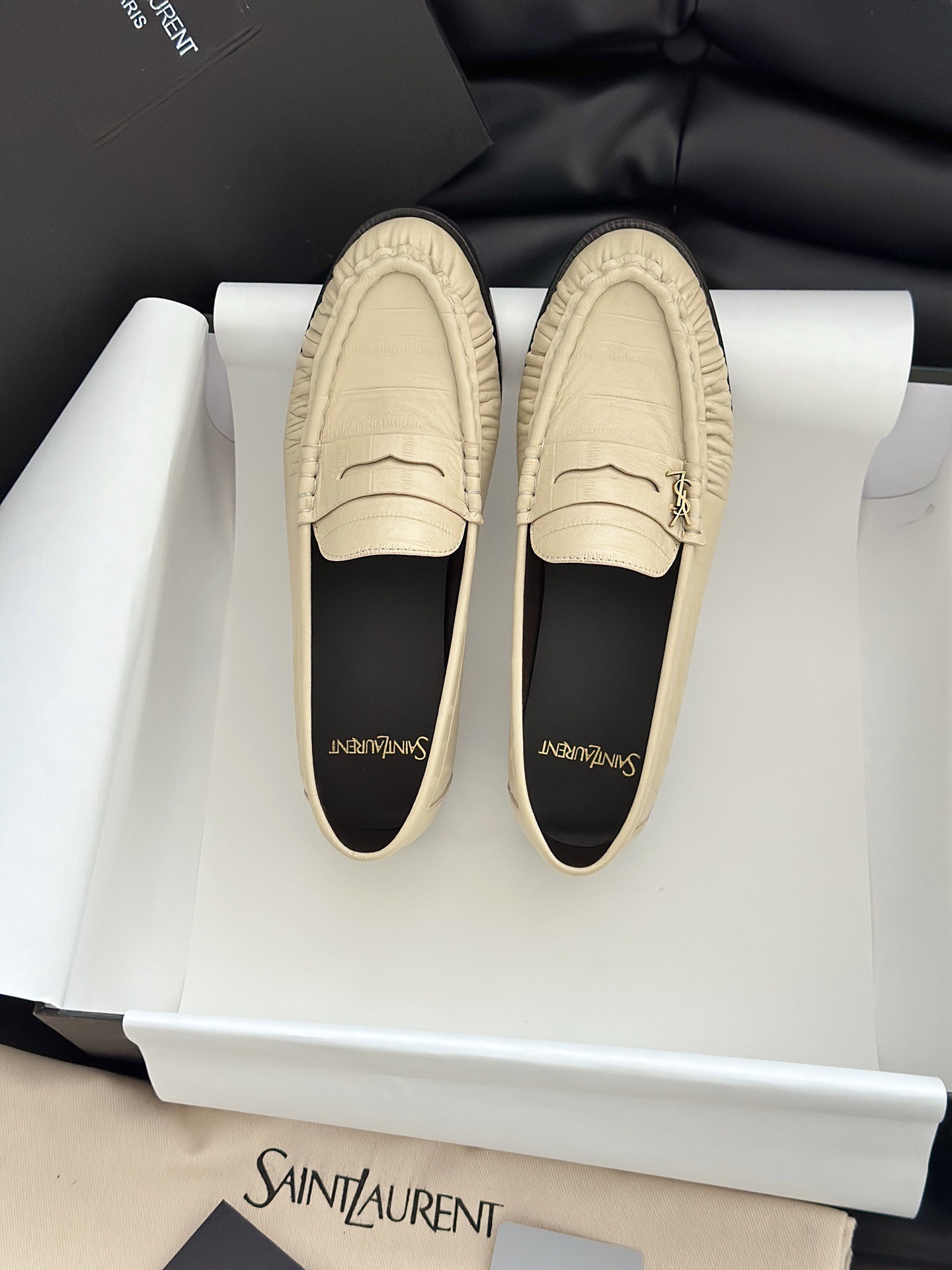 SAINT LAURENT 생로랑 YSL LE 로퍼 8