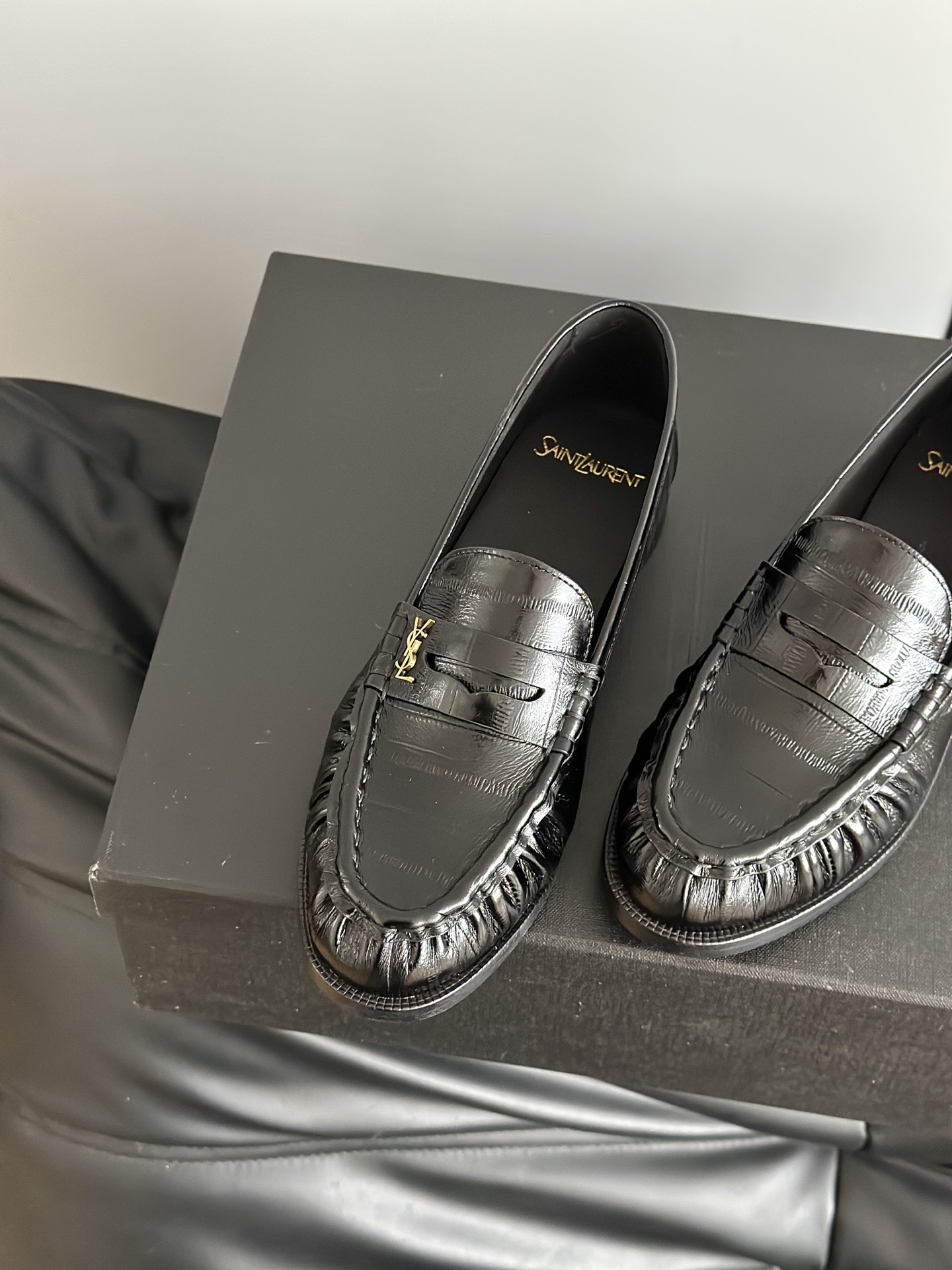 SAINT LAURENT 생로랑 YSL LE 로퍼 8