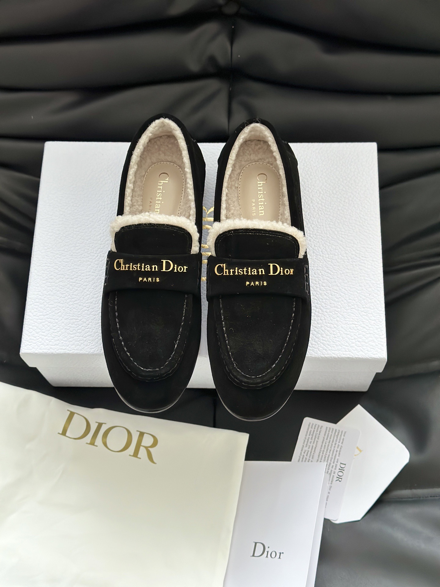 DIOR 디올 알프스 디올 보이 양털 로퍼 4