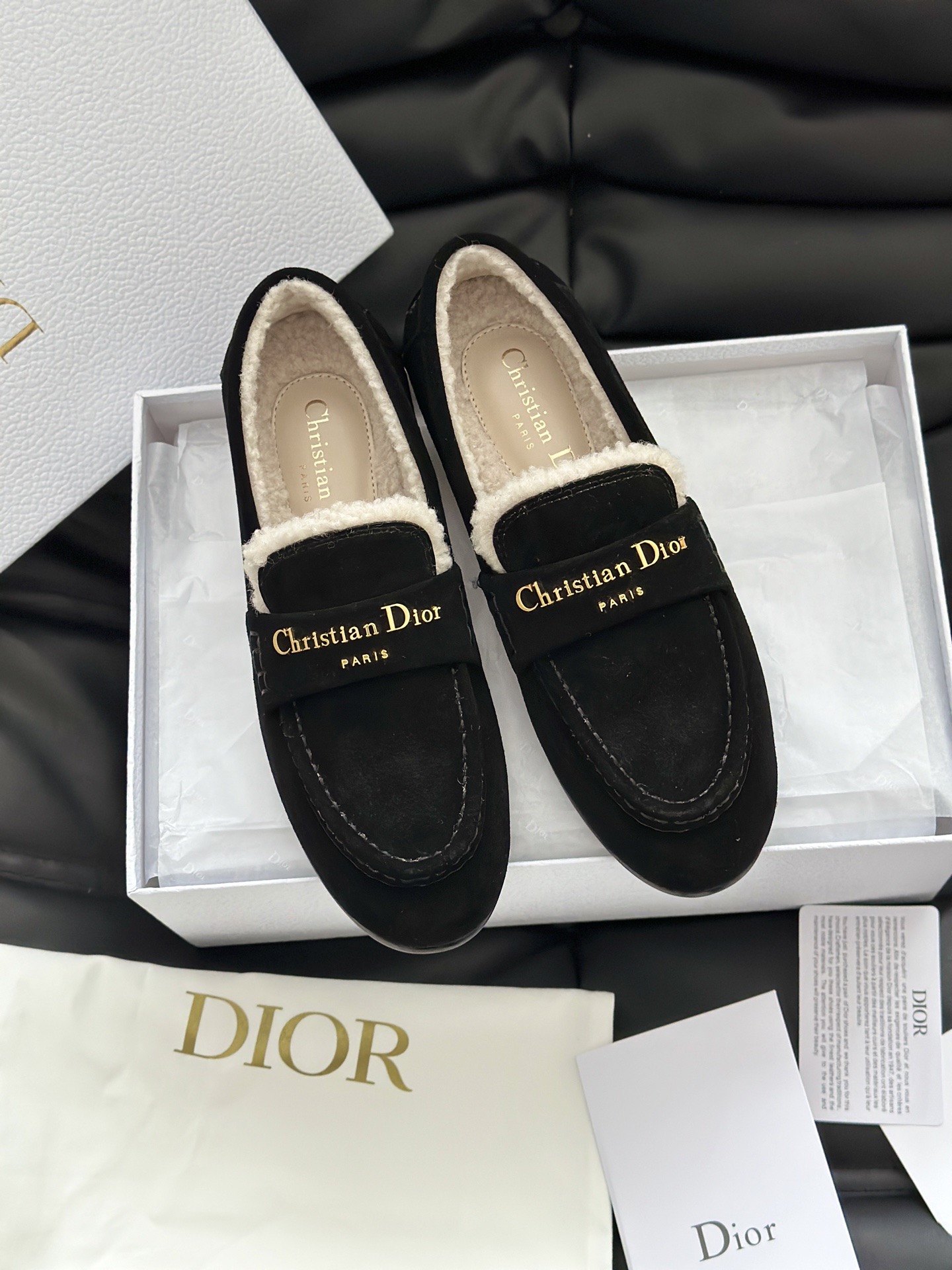 DIOR 디올 알프스 디올 보이 양털 로퍼 12