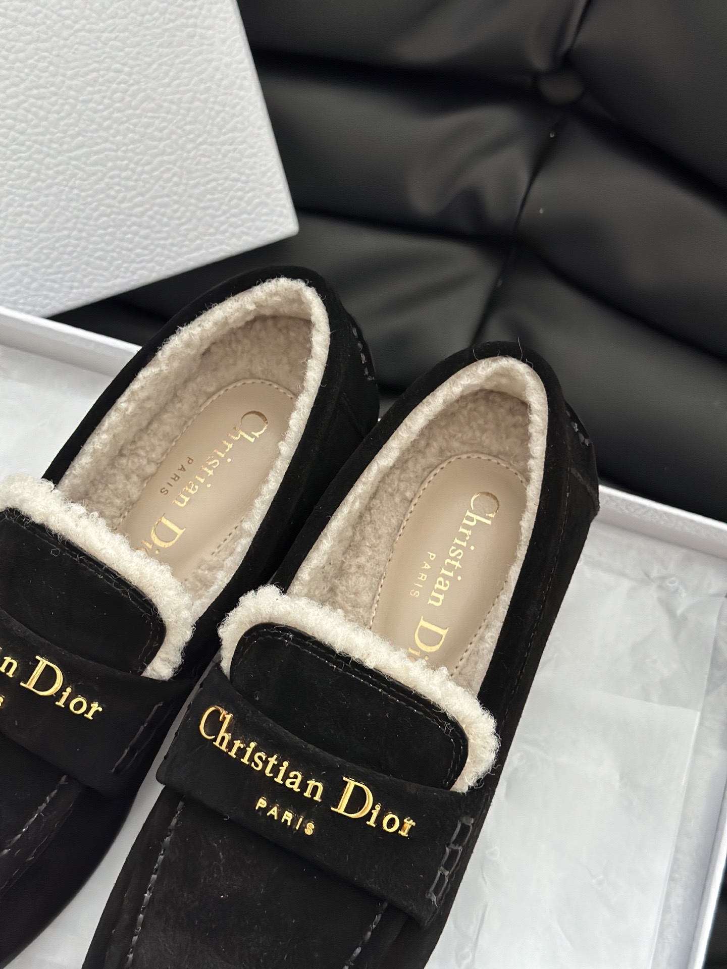 DIOR 디올 알프스 디올 보이 양털 로퍼 13