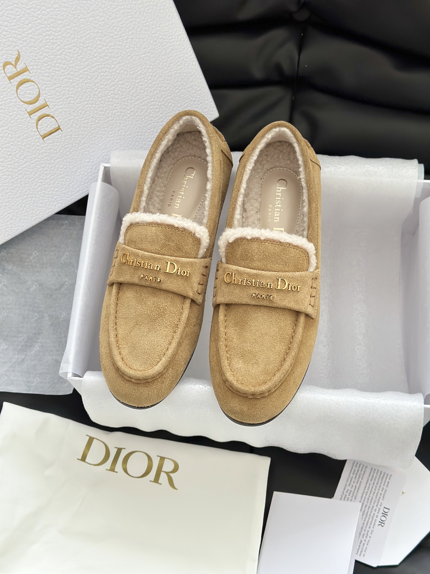 DIOR 디올 알프스 디올 보이 양털 로퍼 8