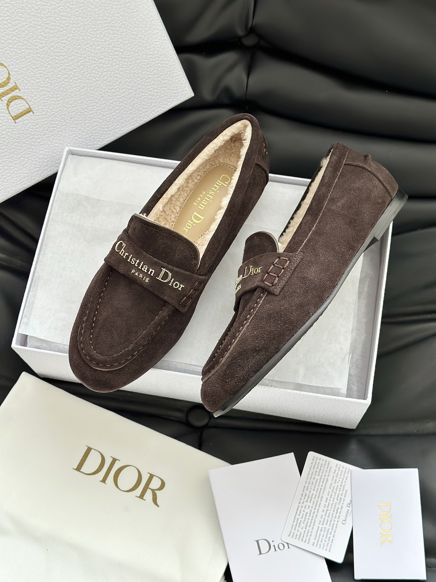 DIOR 디올 알프스 디올 보이 양털 로퍼 8