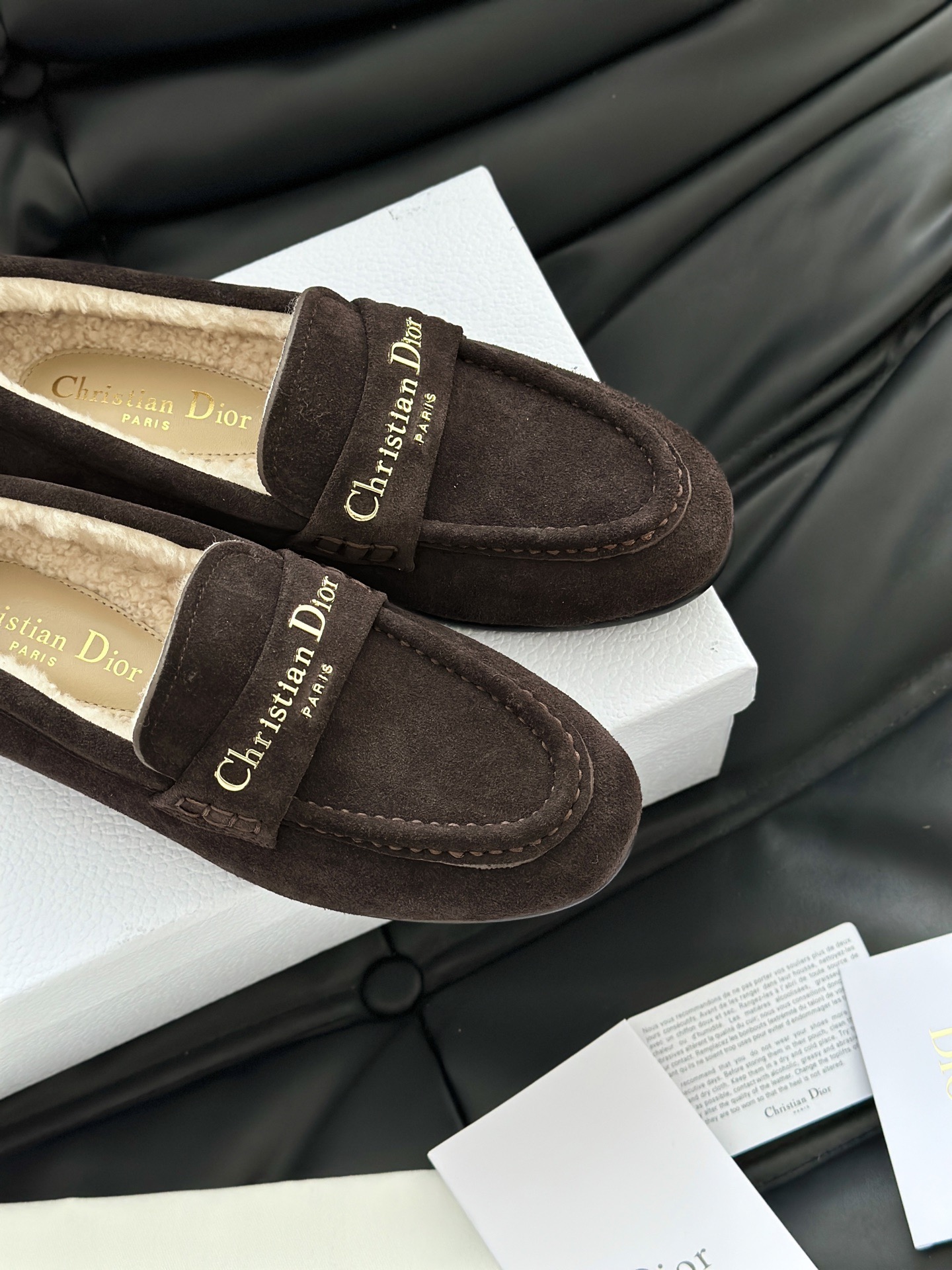 DIOR 디올 알프스 디올 보이 양털 로퍼 11