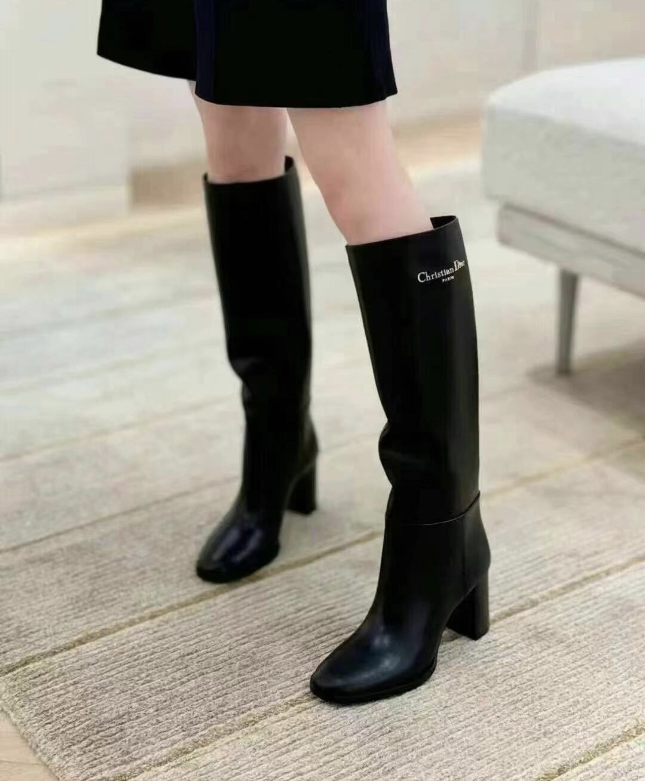 DIOR 디올 클래식 롱부츠 블랙 3