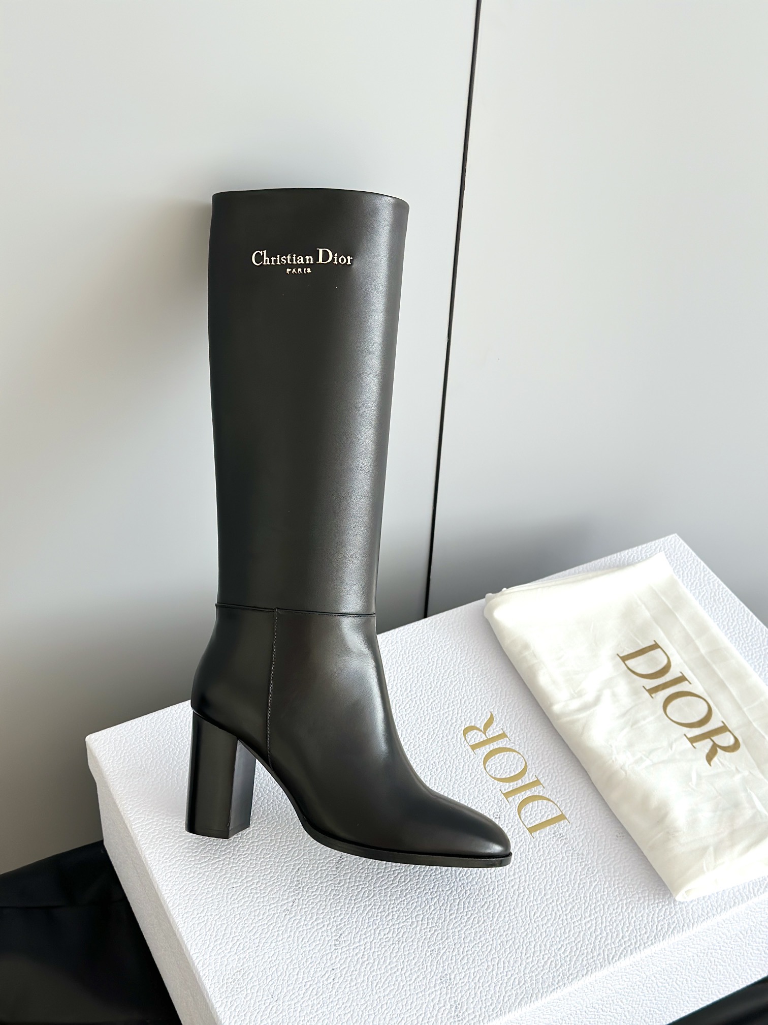 DIOR 디올 클래식 롱부츠 블랙 8