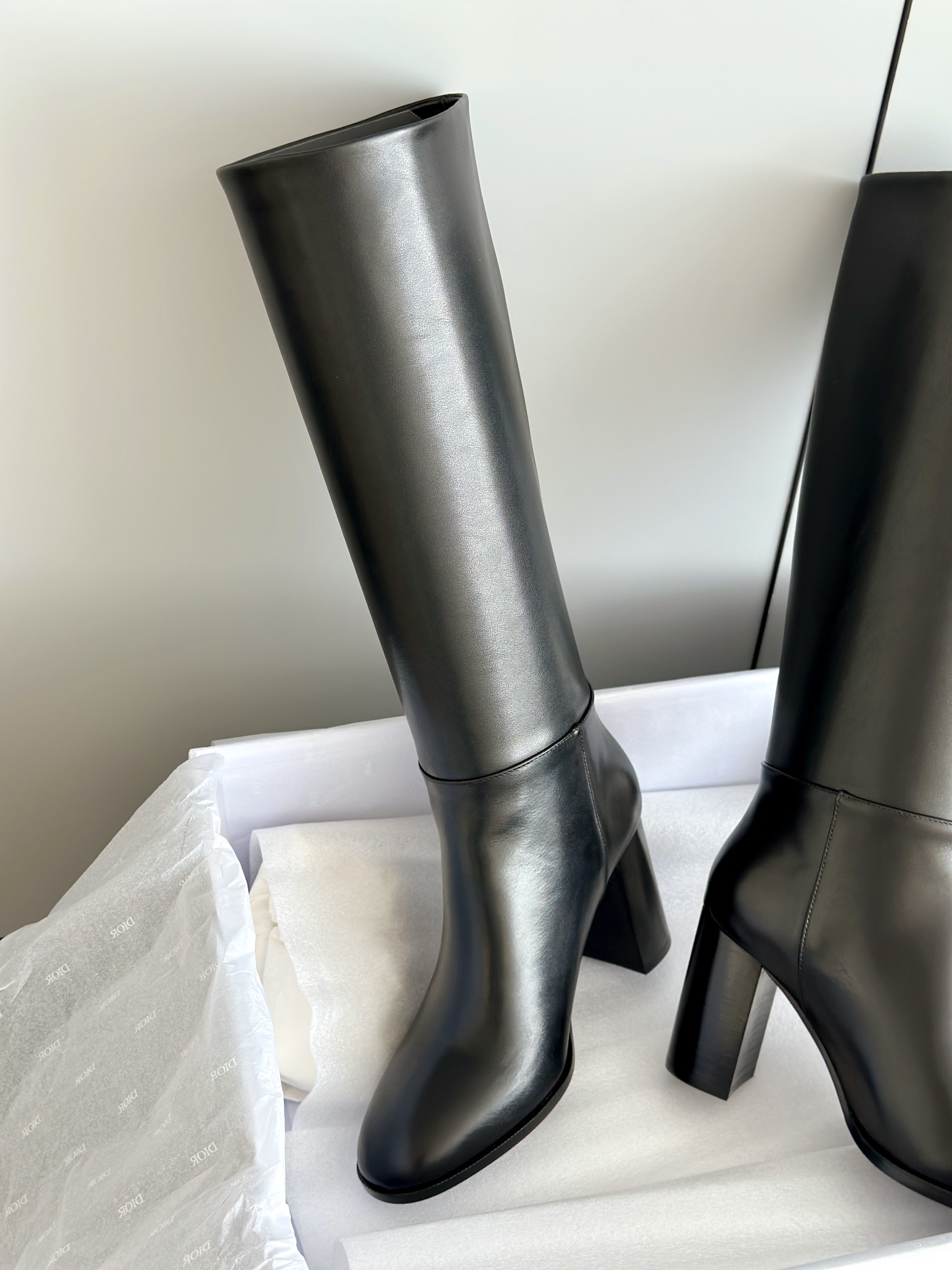 DIOR 디올 클래식 롱부츠 블랙 12