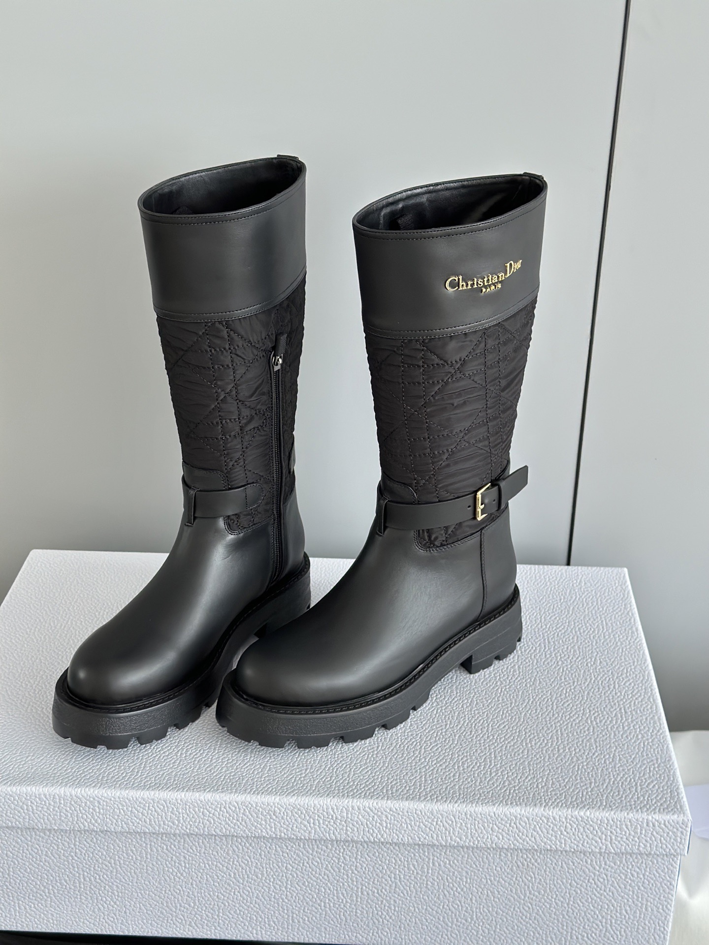 Christian Dior 디올 D-Town 부츠 블랙 5
