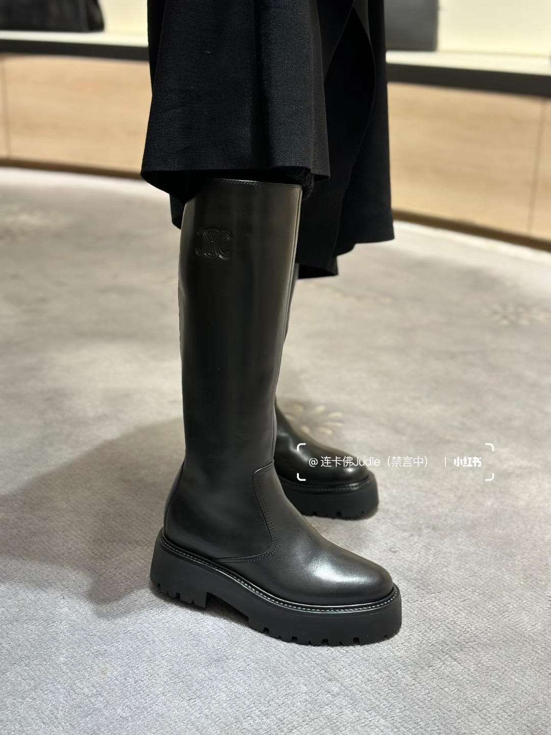 CELINE 셀린느 클래식 롱 부츠 블랙 2