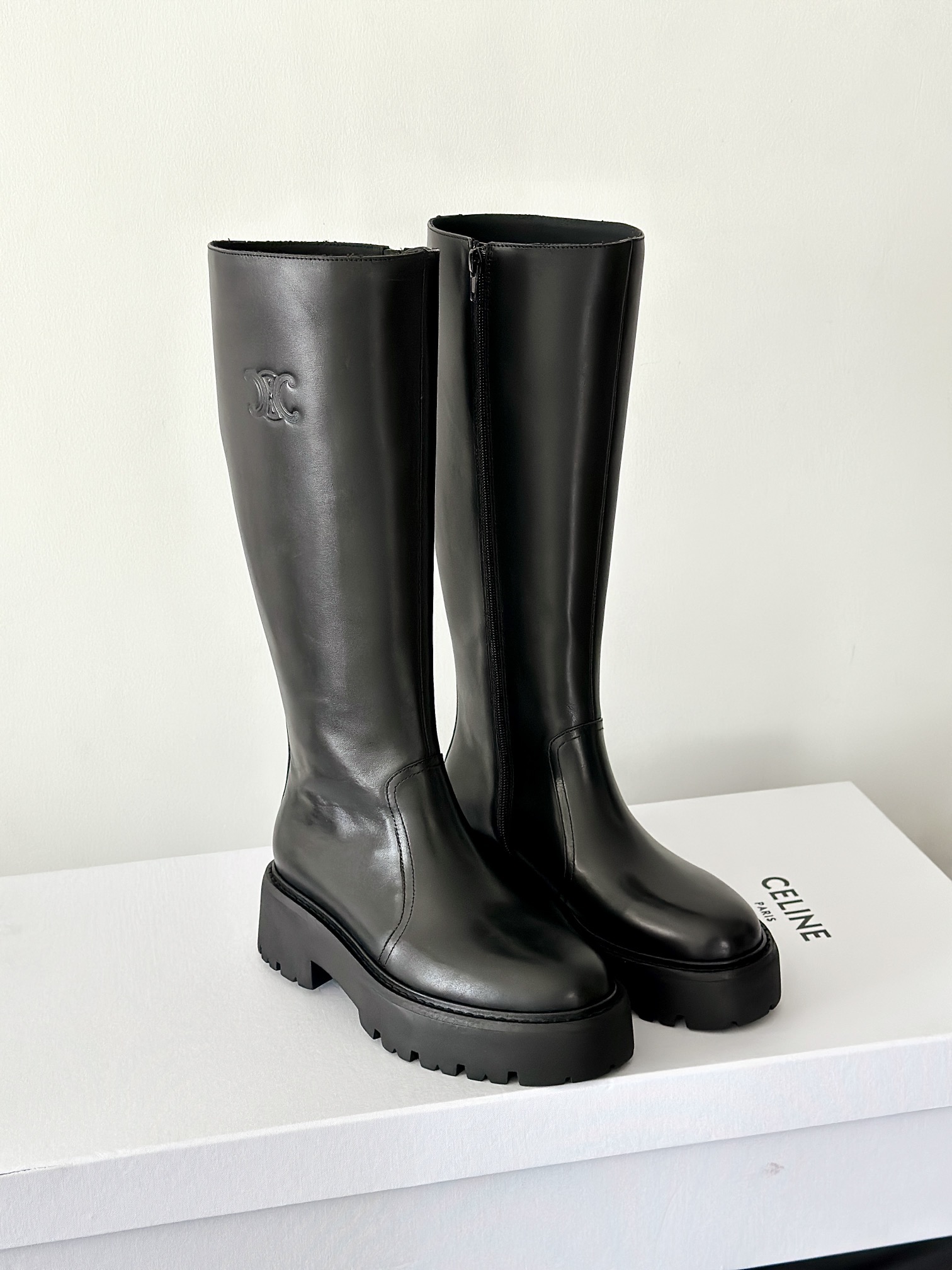 CELINE 셀린느 클래식 롱 부츠 블랙 5