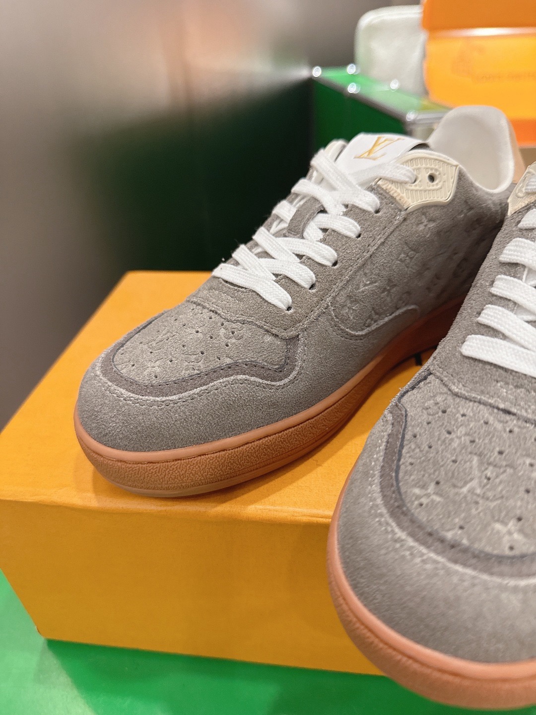 LOUIS VUITTON 루이비통 스니커즈 베이지 7