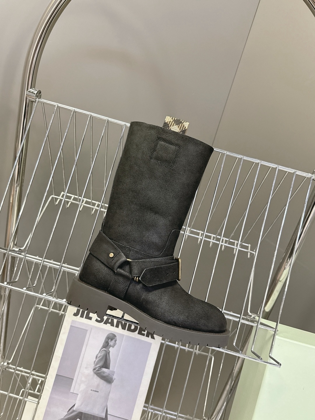 BURBERRY 버버리 롱부츠 블랙 7