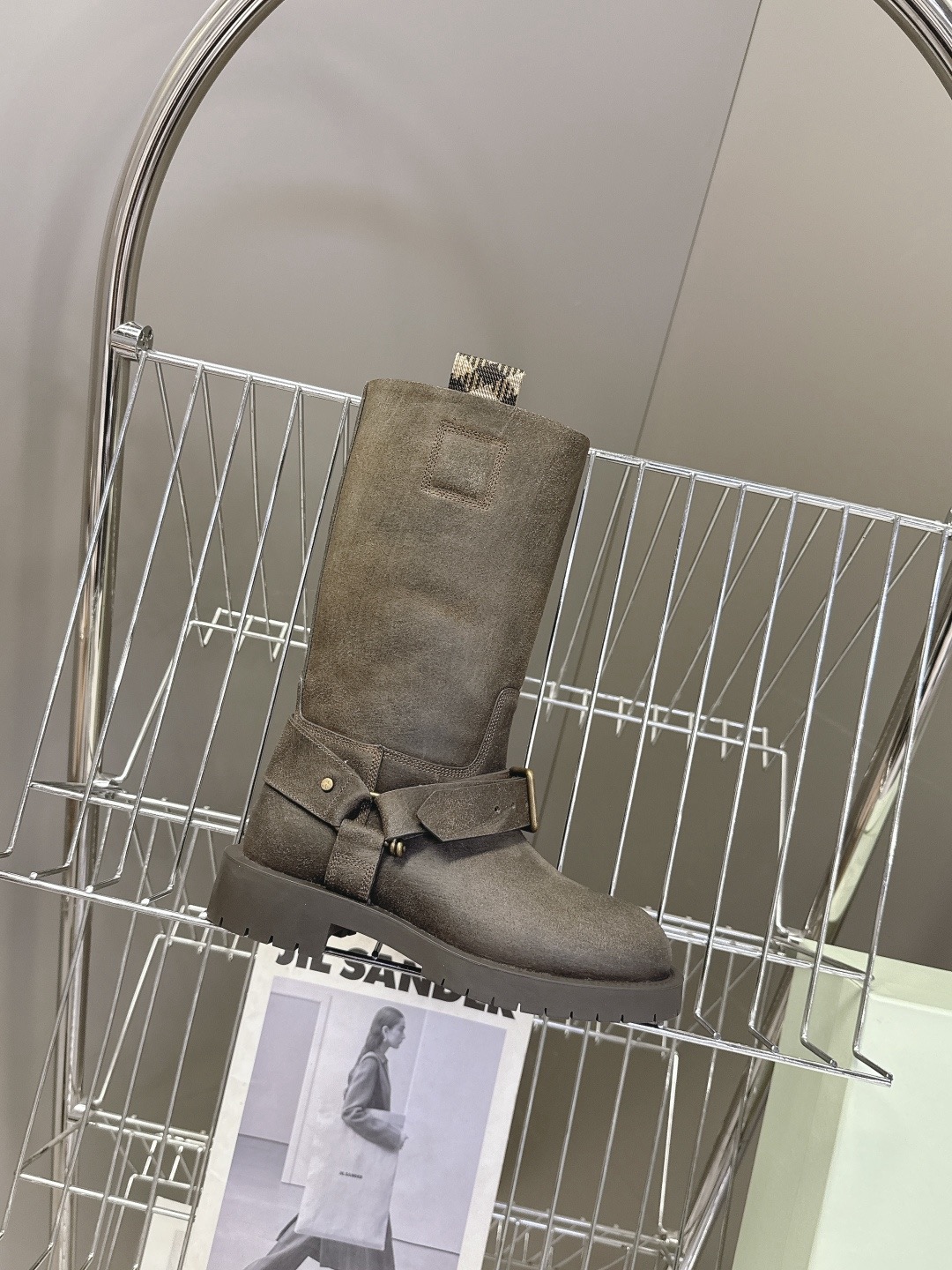 BURBERRY 버버리 롱부츠 블랙 5