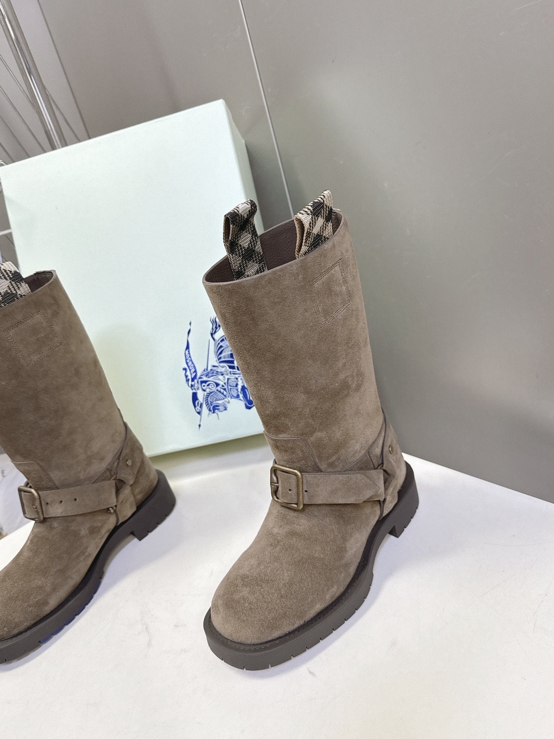 BURBERRY 버버리 롱부츠 블랙 3