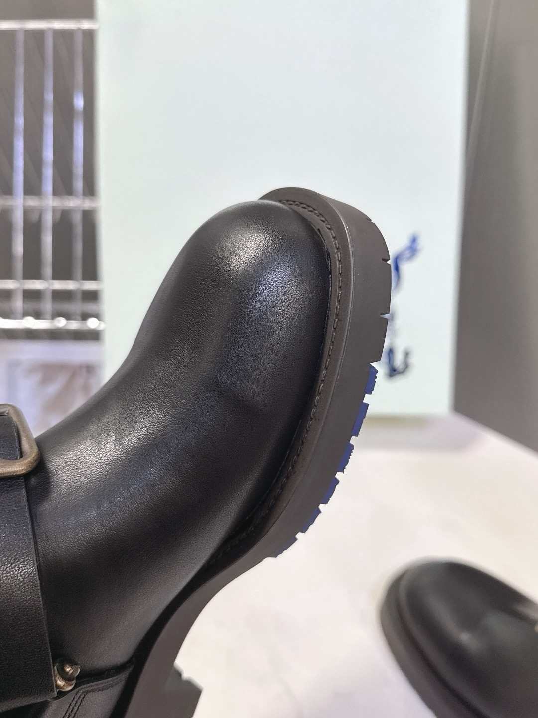 BURBERRY 버버리 롱부츠 블랙 10