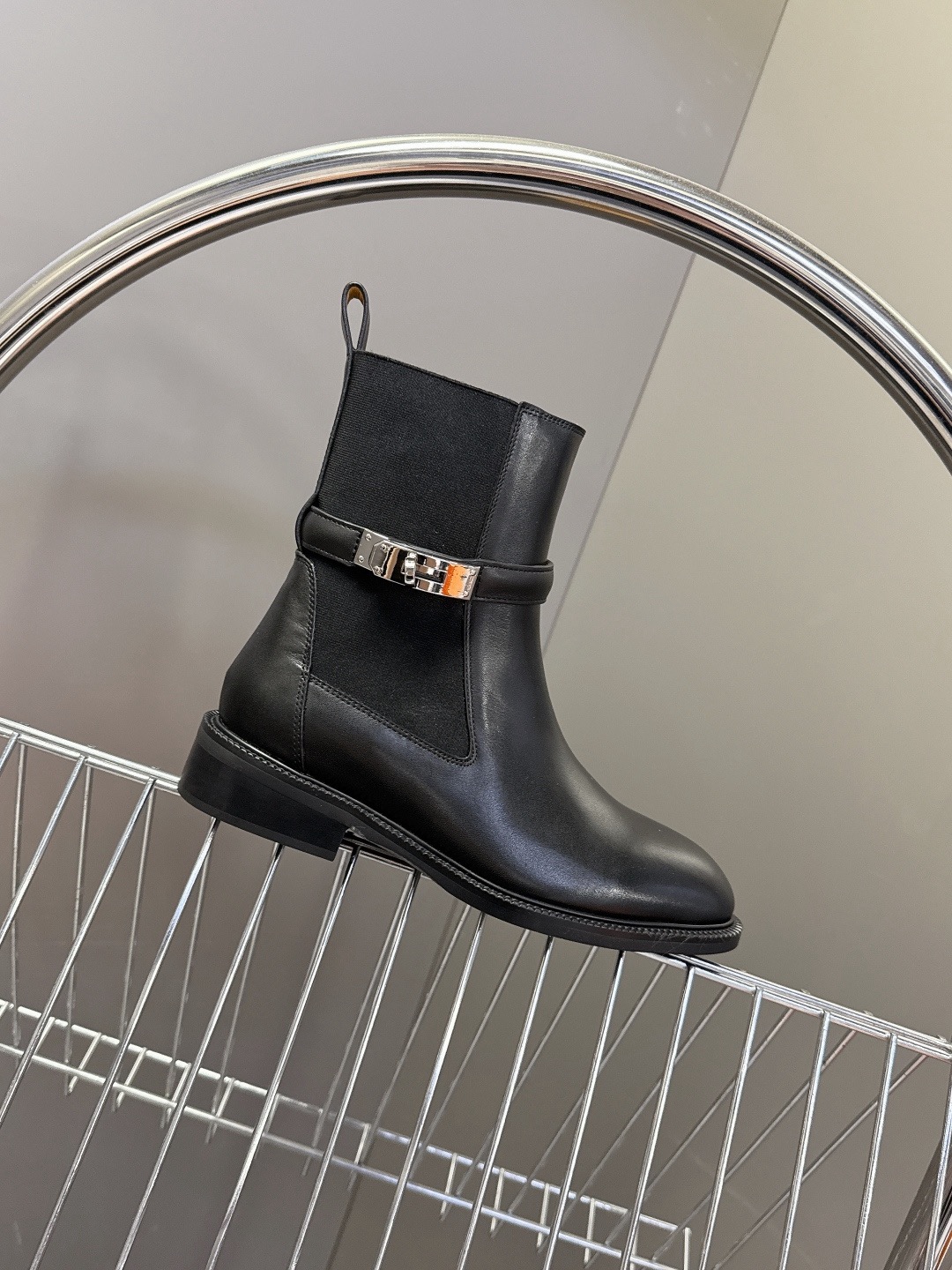 HERMES 에르메스 롱 부츠 블랙 6