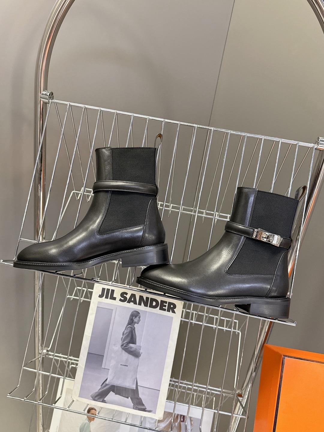 HERMES 에르메스 롱 부츠 블랙 7