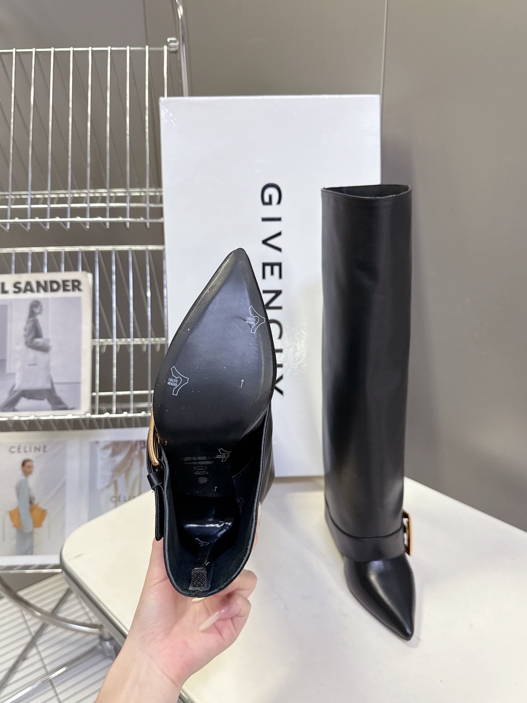 BALMAIN 발망 롱부츠 블랙 12