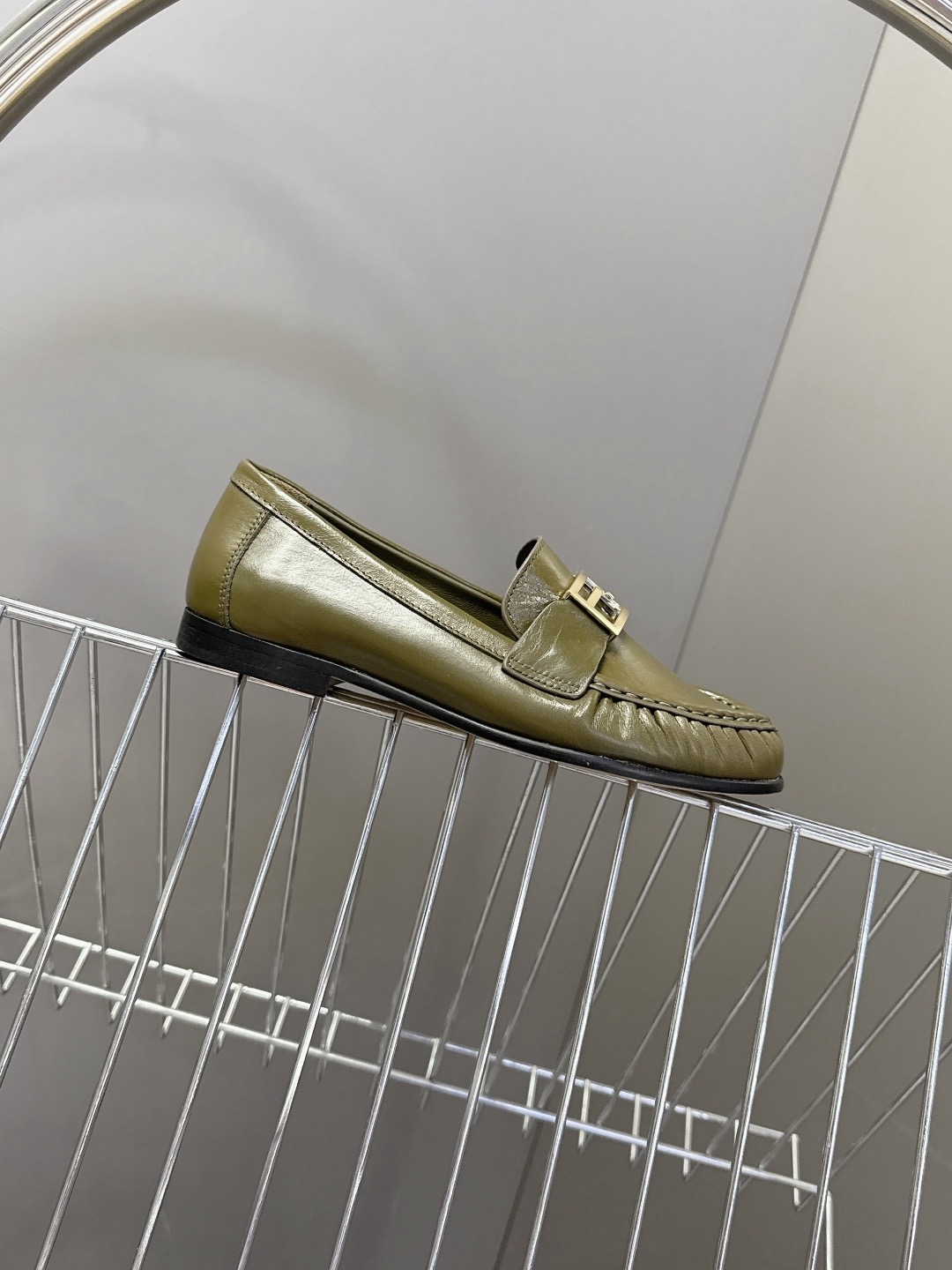 FENDI 펜디 FF 로고 로퍼 블랙 6