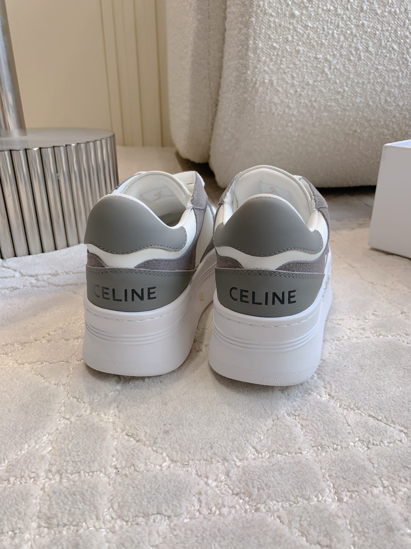 CELINE 셀린느 키높이 스니커즈 화이트 5