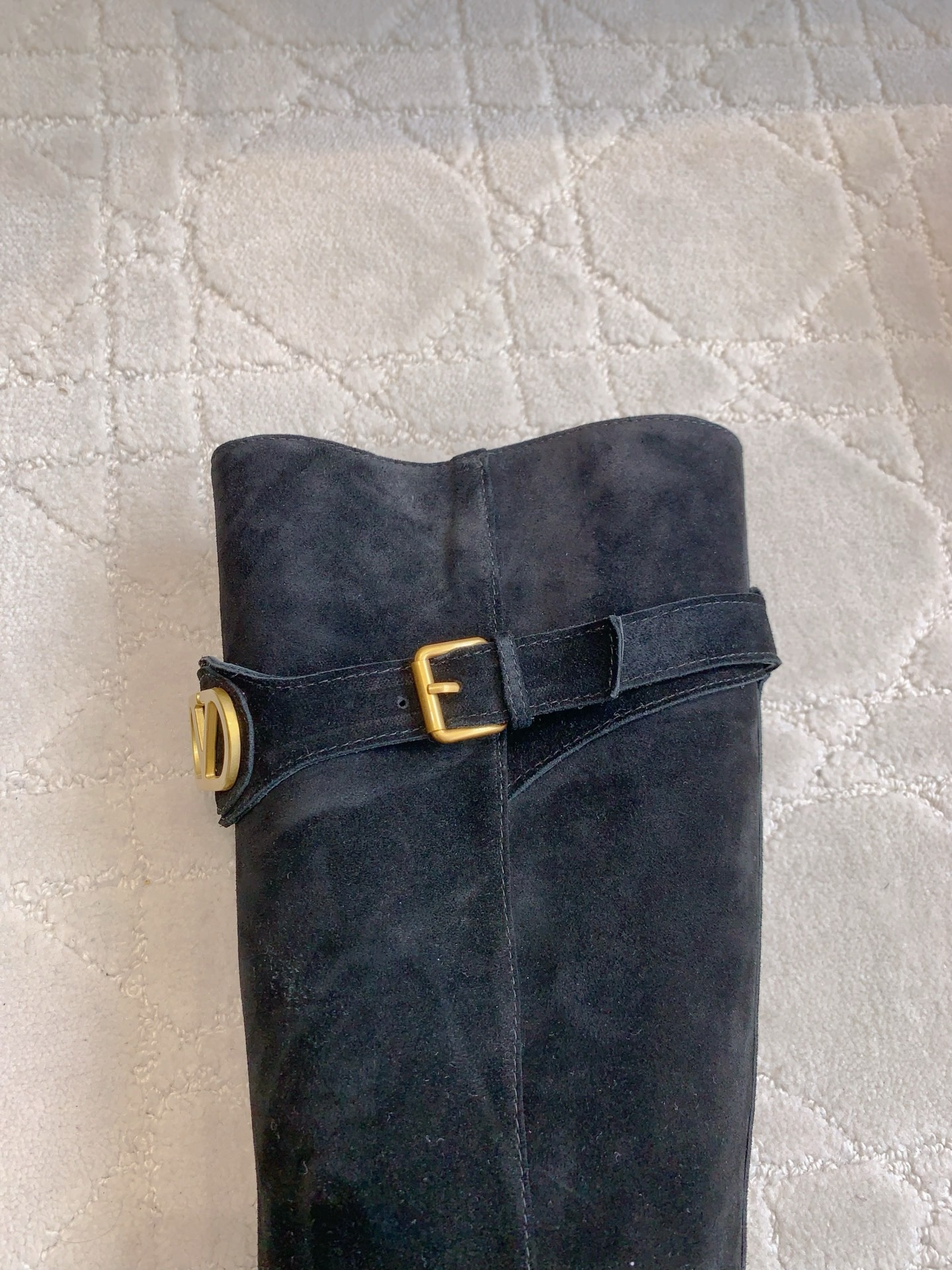 VALENTINO 발렌티노 V 로고 부츠 블랙 9