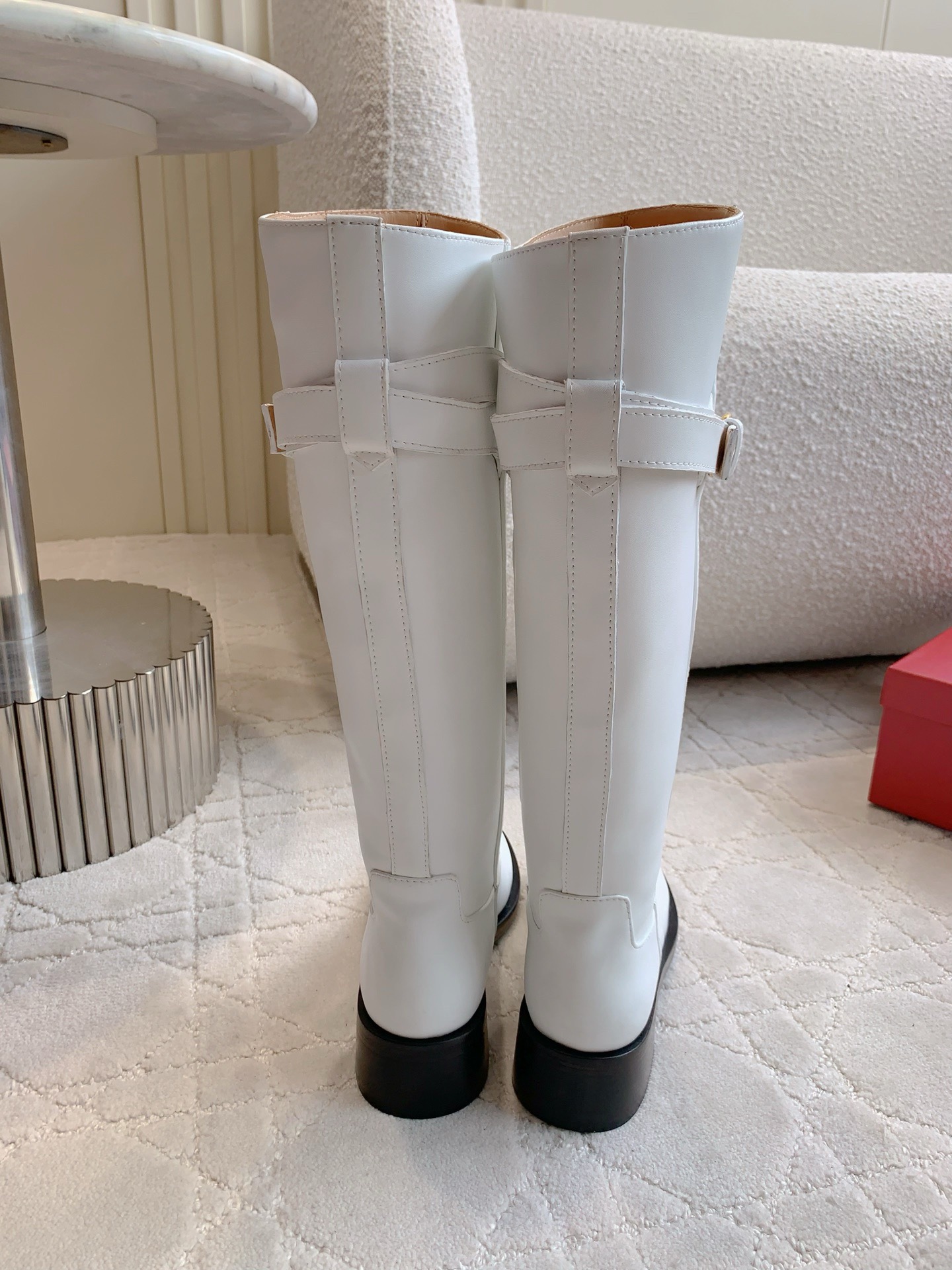 VALENTINO 발렌티노 V 로고 부츠 블랙 3