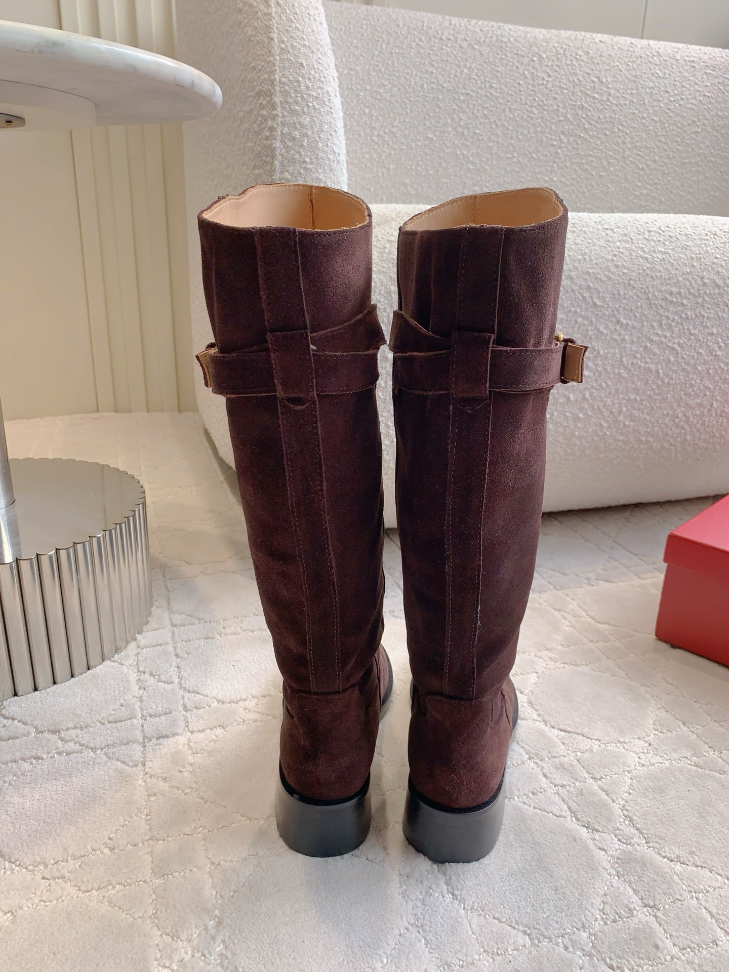 VALENTINO 발렌티노 V 로고 부츠 블랙 3