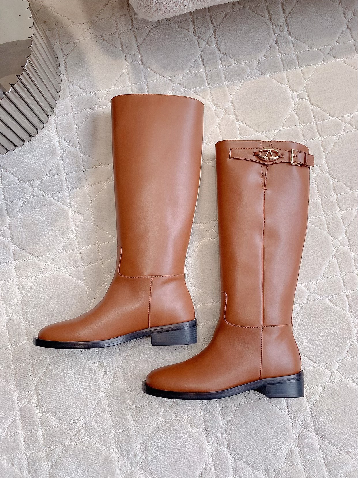 VALENTINO 발렌티노 승마 부츠 브라운 7