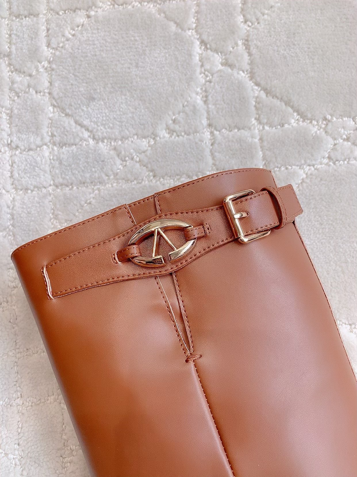 VALENTINO 발렌티노 승마 부츠 브라운 10