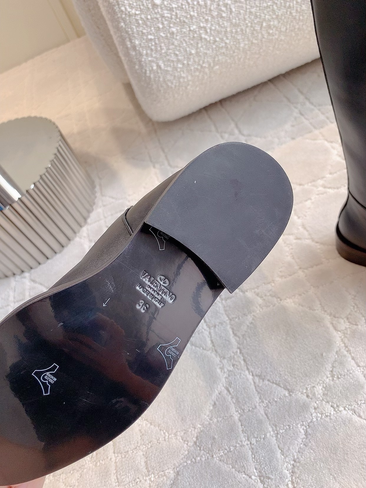 VALENTINO 발렌티노 승마 부츠 브라운 12