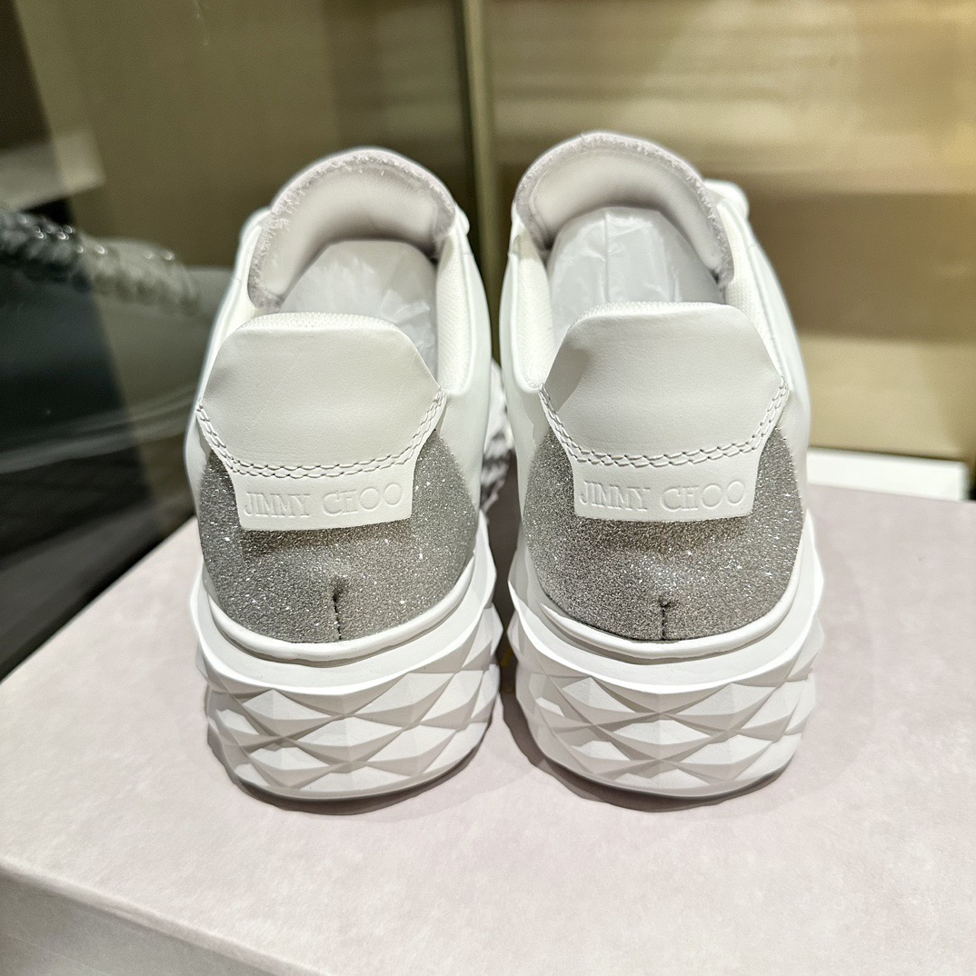Jimmy Choo 지미추 진주 스니커즈 화이트 10