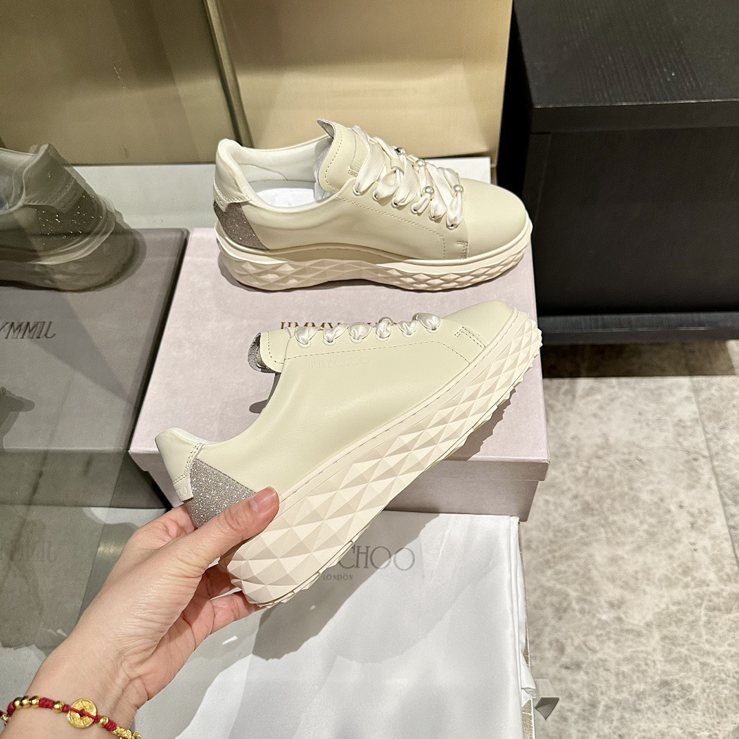 Jimmy Choo 지미추 진주 스니커즈 화이트 3