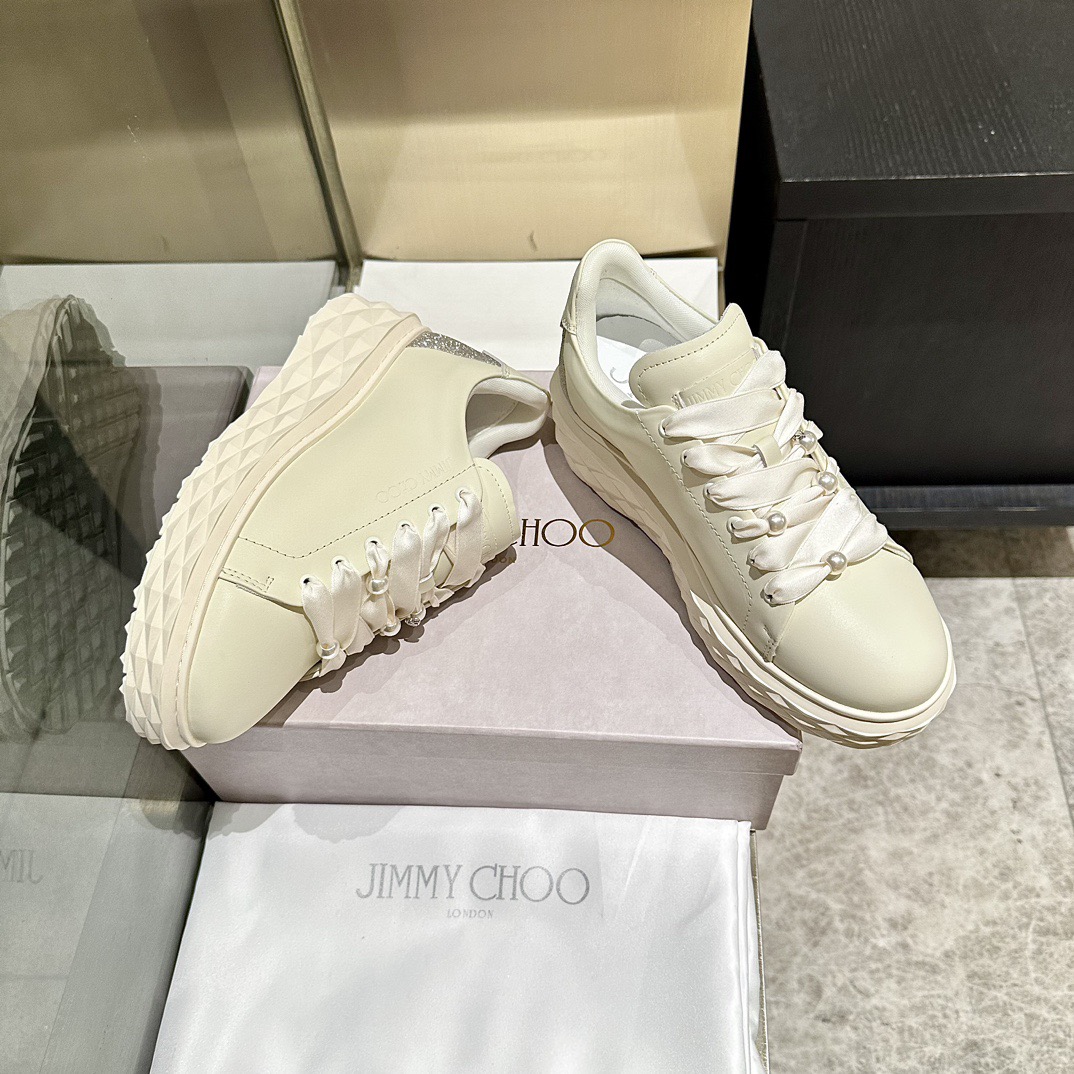 Jimmy Choo 지미추 진주 스니커즈 화이트 8