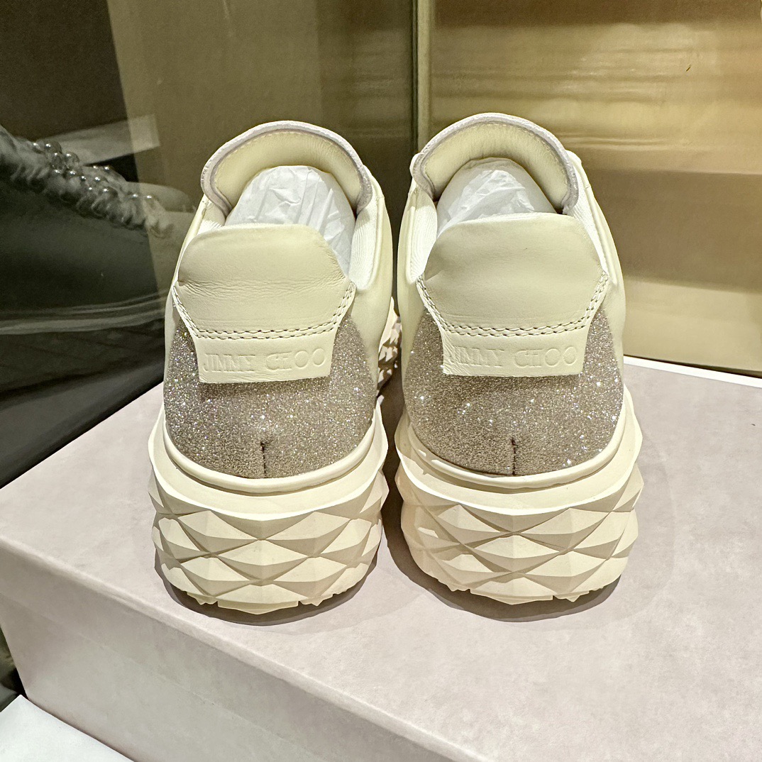 Jimmy Choo 지미추 진주 스니커즈 화이트 10