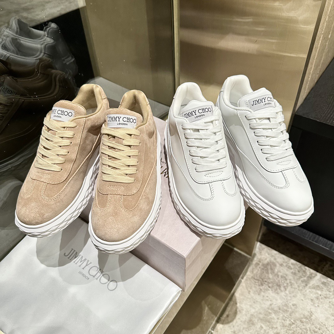 JIMMY CHOO 지미추 화이트 스니커즈 1