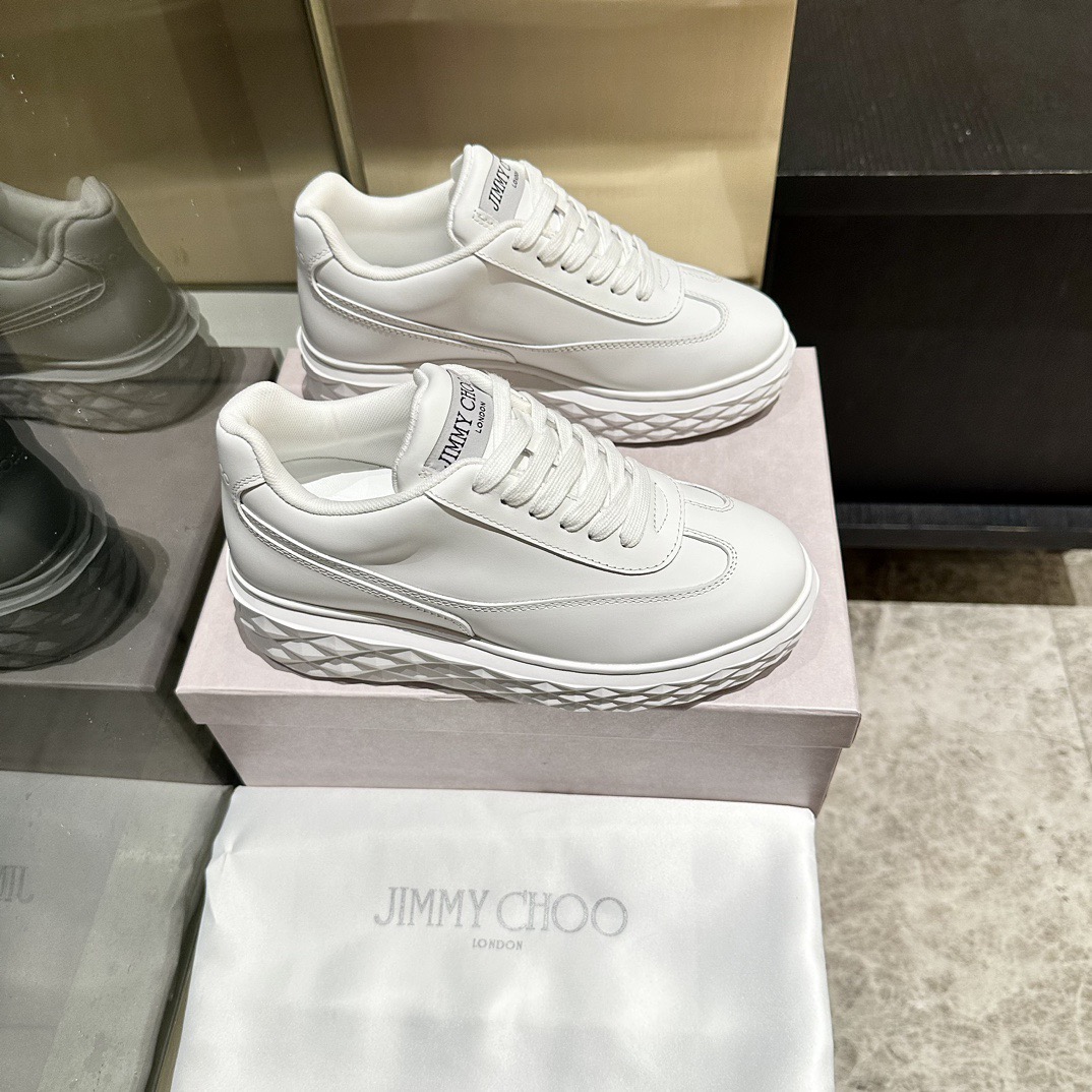 JIMMY CHOO 지미추 화이트 스니커즈 4