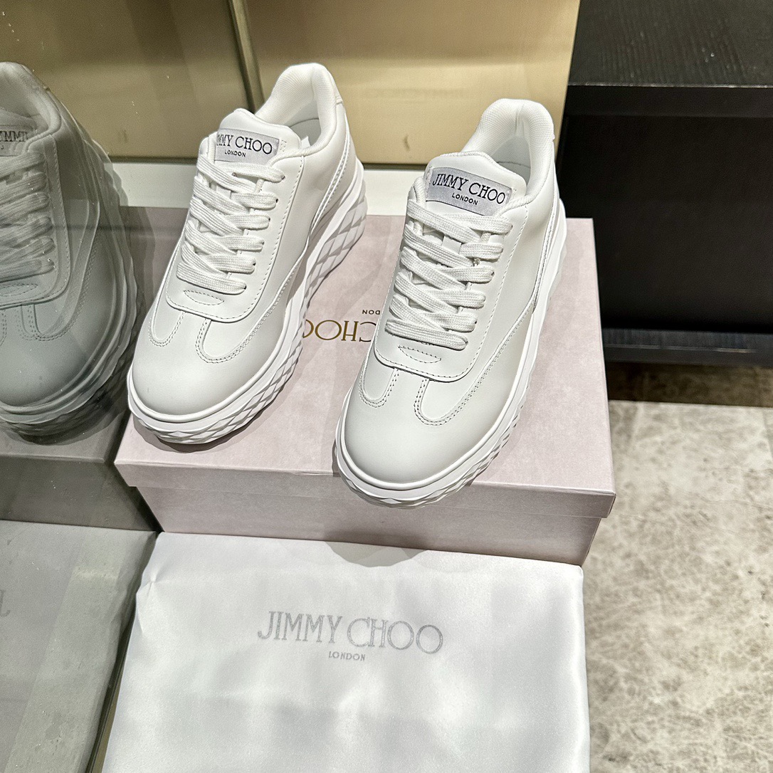 JIMMY CHOO 지미추 화이트 스니커즈 7