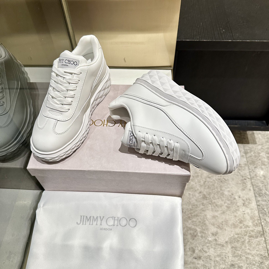 JIMMY CHOO 지미추 화이트 스니커즈 8