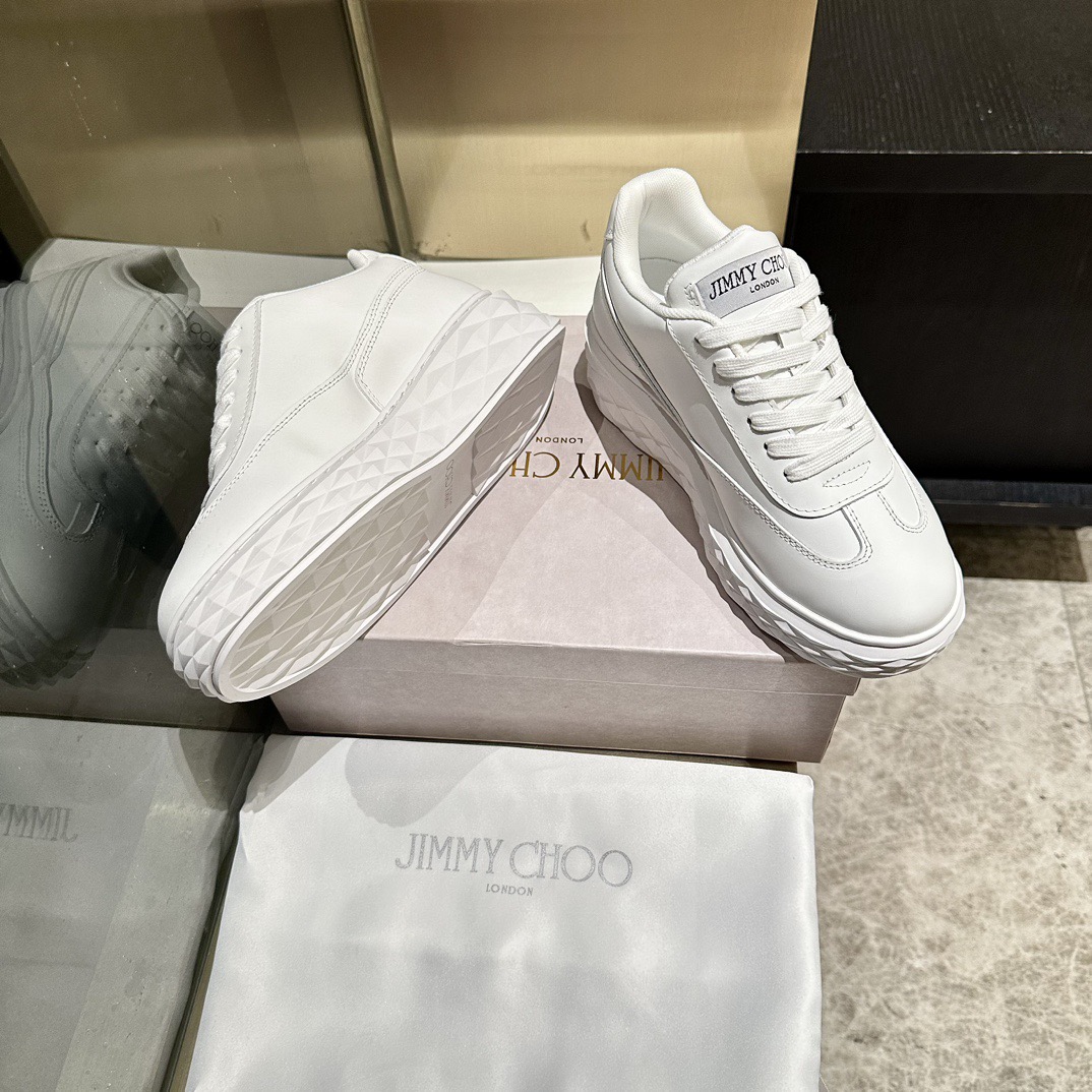 JIMMY CHOO 지미추 화이트 스니커즈 9