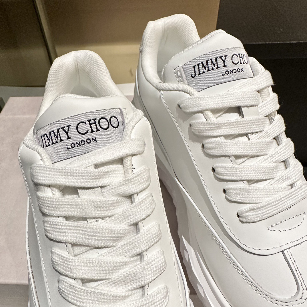 JIMMY CHOO 지미추 화이트 스니커즈 11