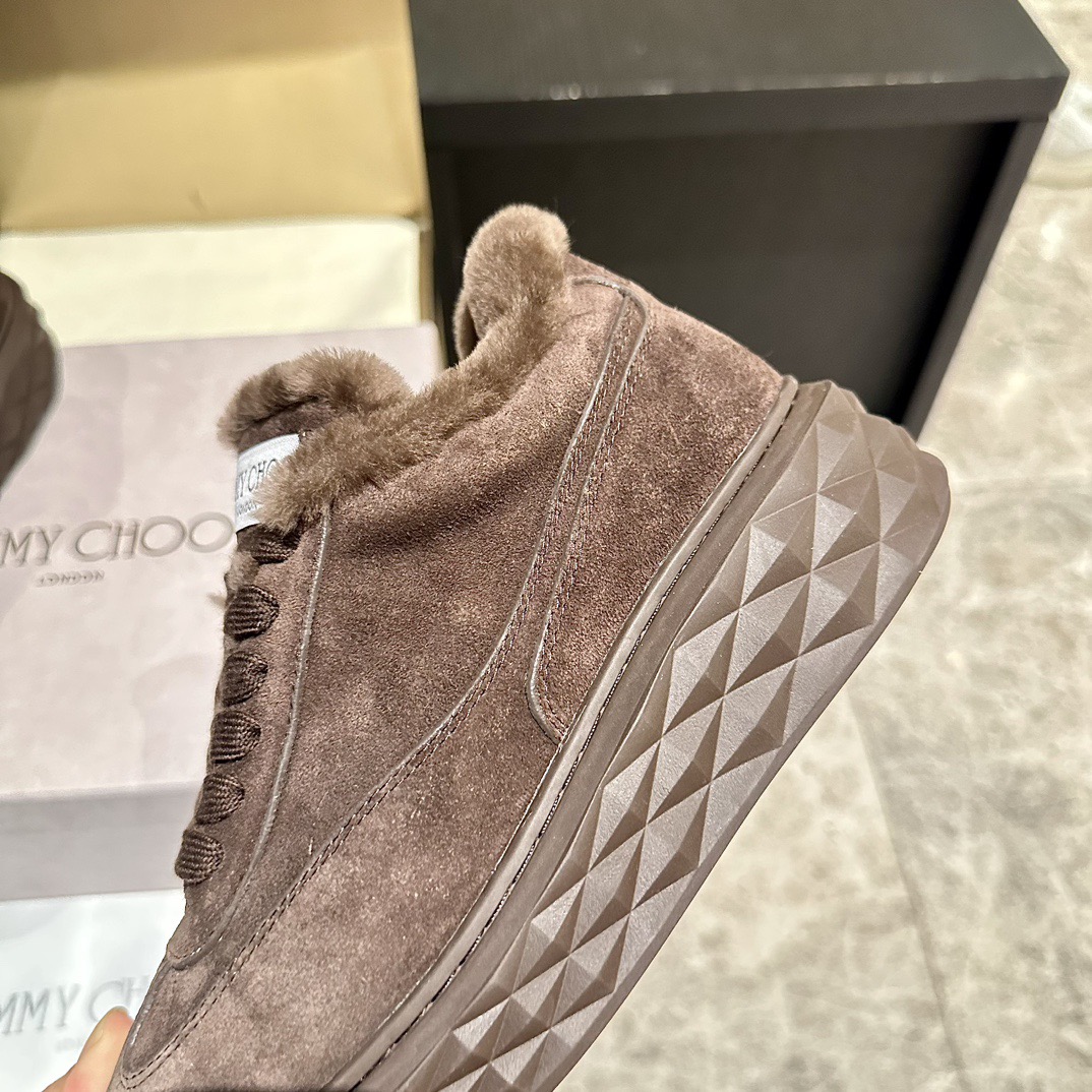 JIMMY CHOO 지미추 2025 가을/겨울 털 신발 9