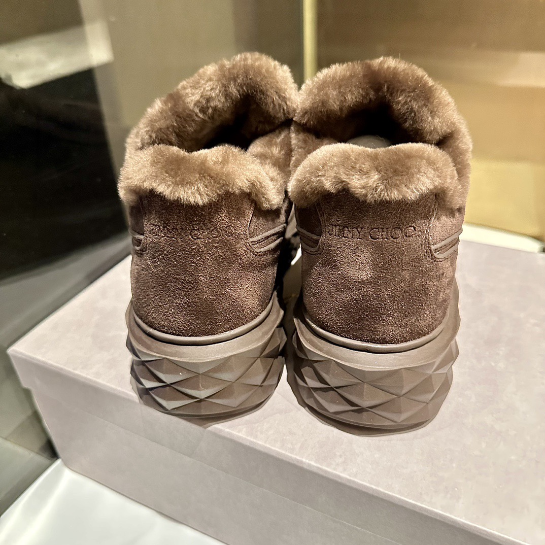 JIMMY CHOO 지미추 2025 가을/겨울 털 신발 10