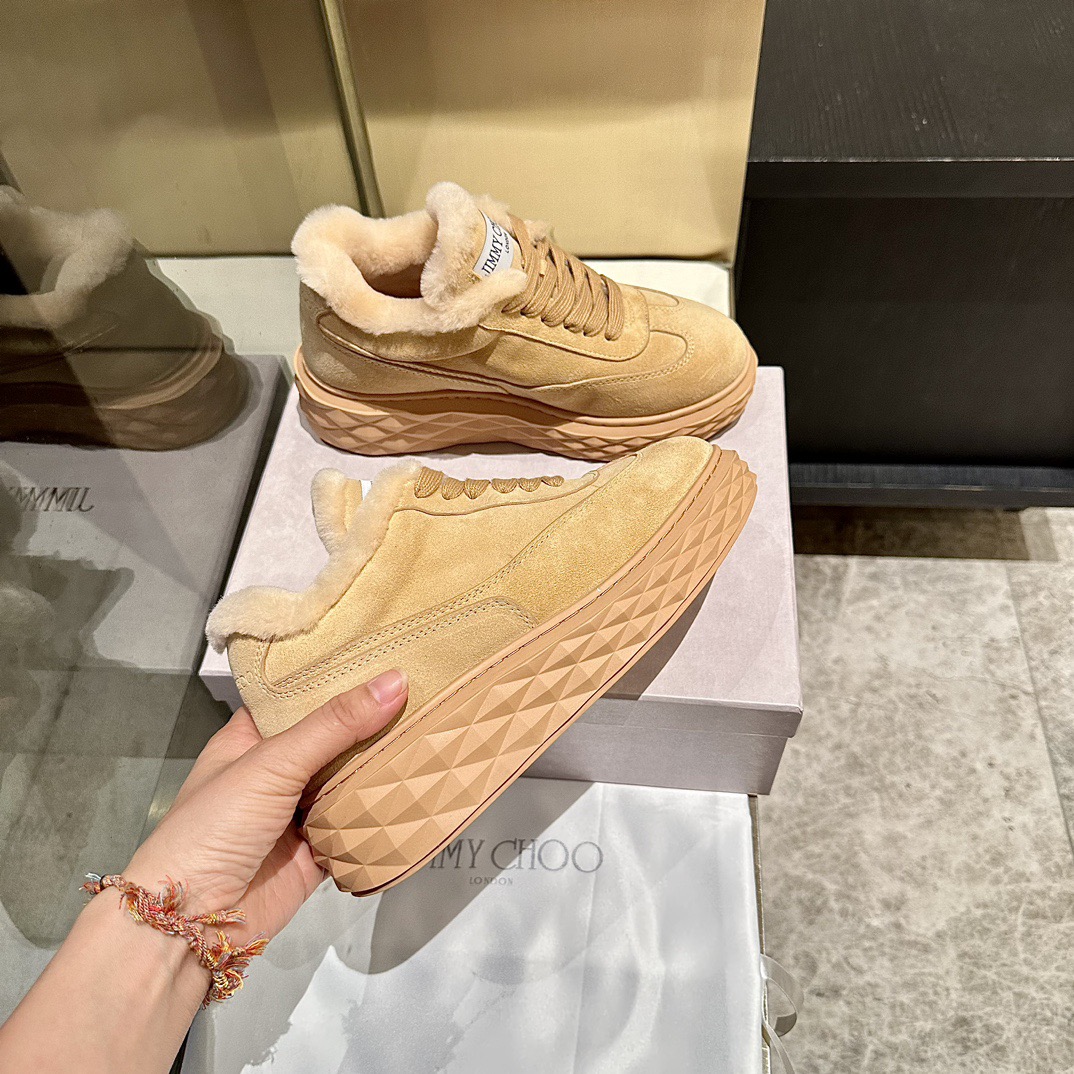 JIMMY CHOO 지미추 2025 가을/겨울 털 신발 5