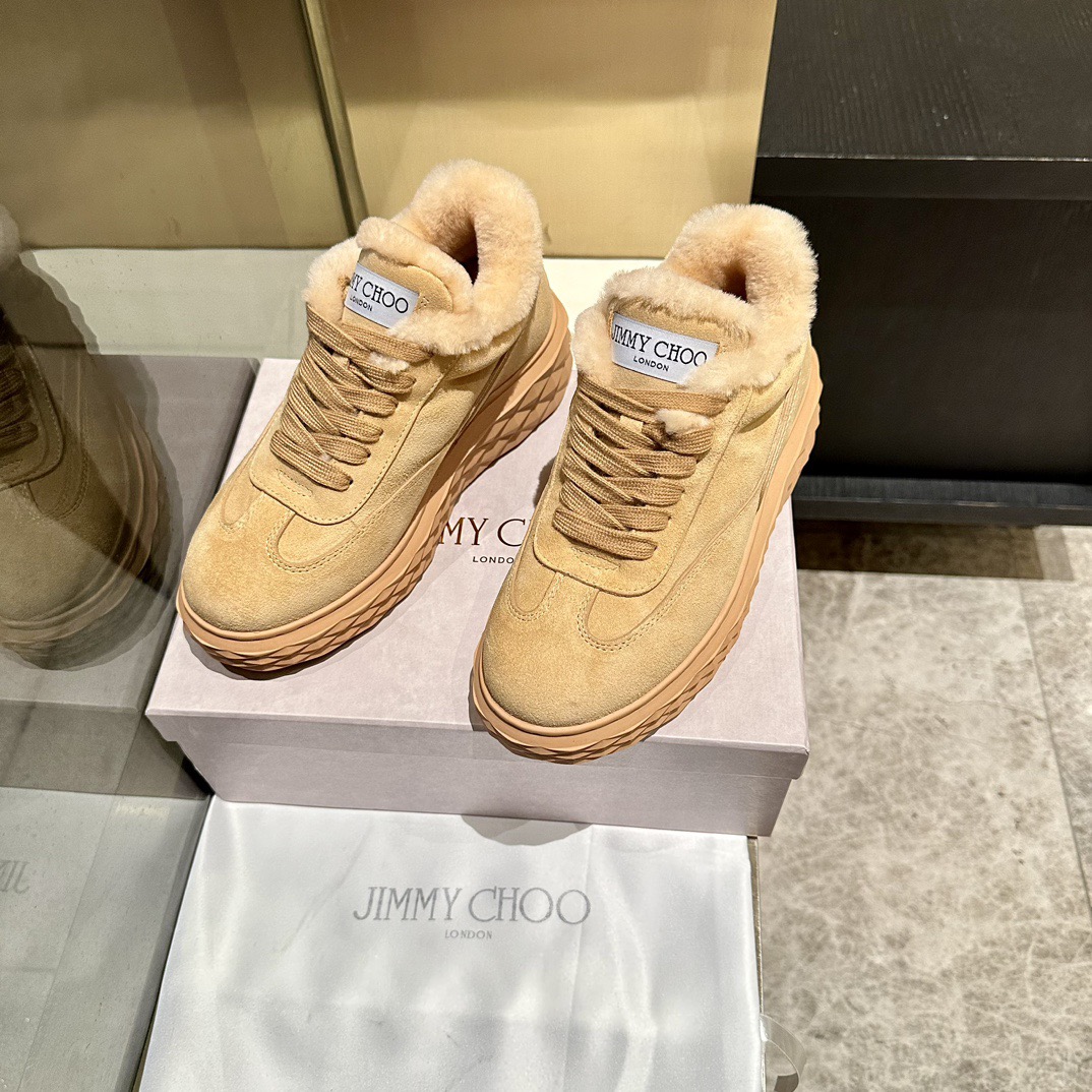 JIMMY CHOO 지미추 2025 가을/겨울 털 신발 6