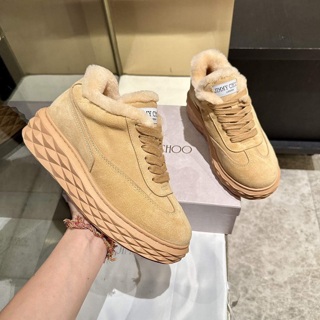 JIMMY CHOO 지미추 2025 가을/겨울 털 신발 11