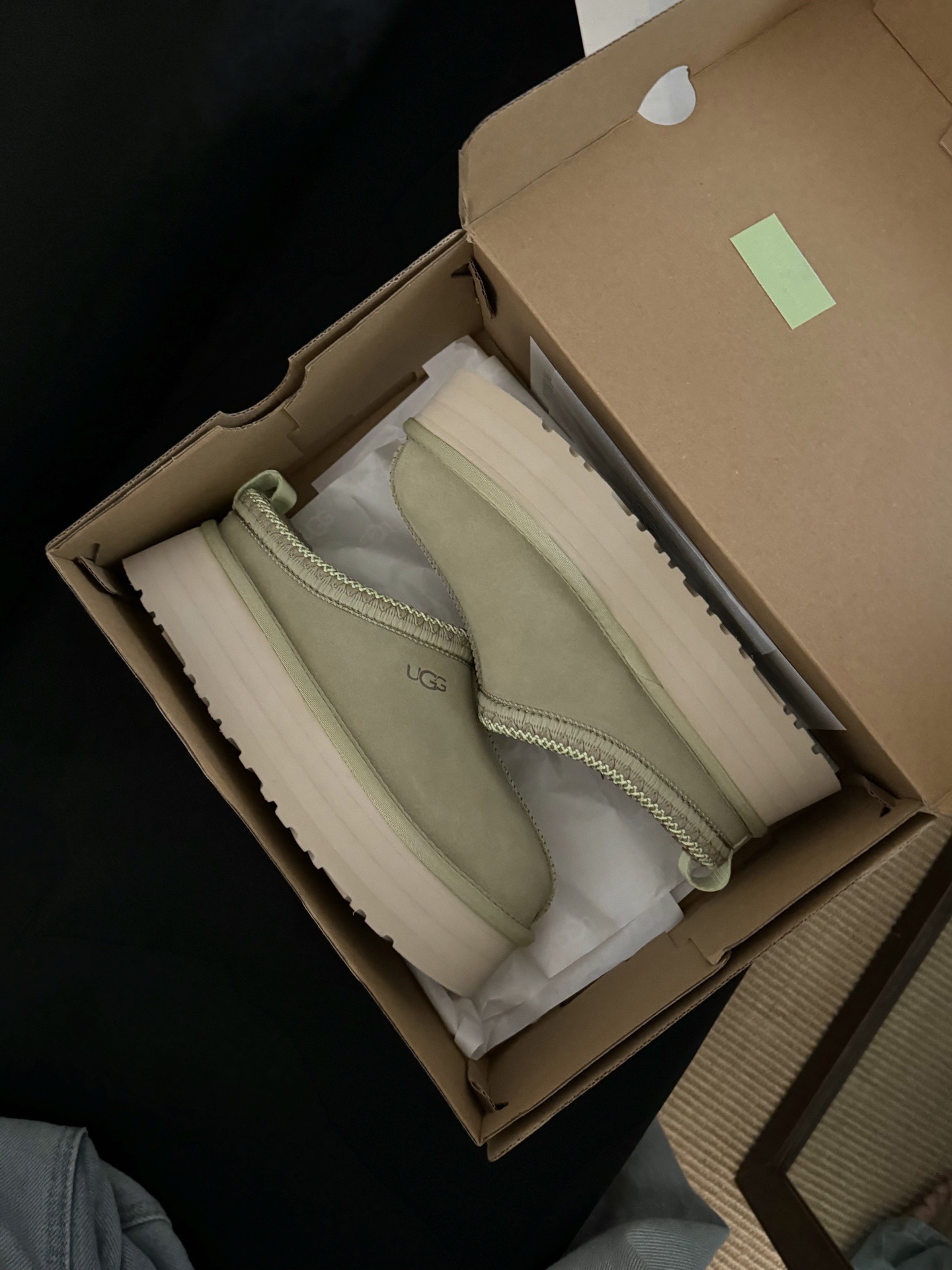 UGG 어그 양털 슬립온 브라운 9