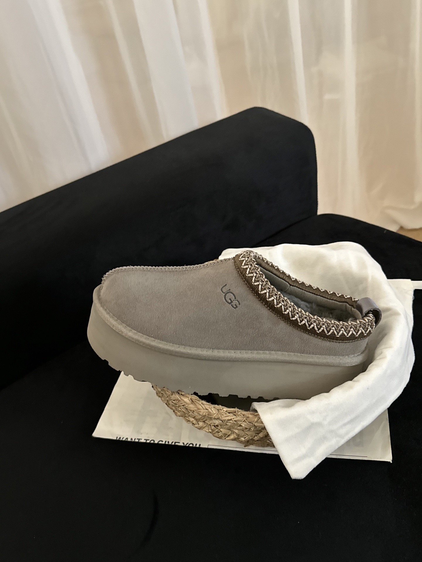 UGG 어그 양털 슬립온 베이지 6