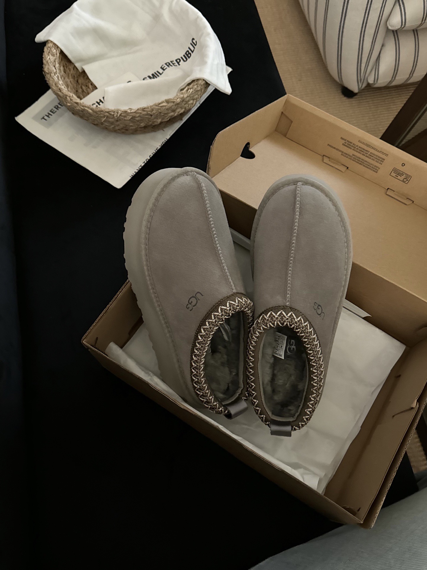 UGG 어그 양털 슬립온 베이지 9