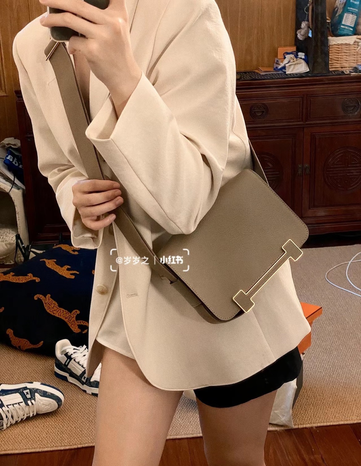 Hermes 에르메스 GetaBag 게타백 크로스백 20cm 2